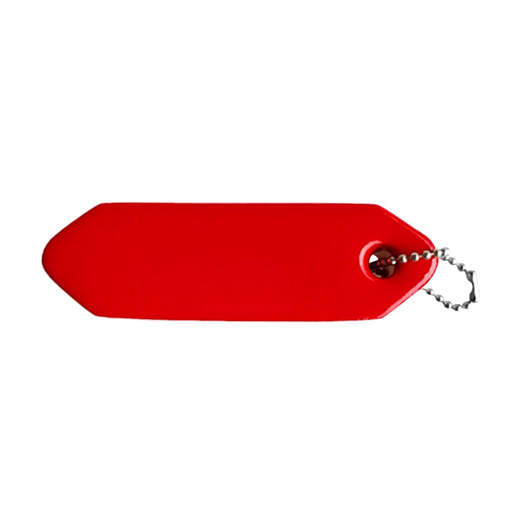  Coated Floating Key Ring Chain Foam Buoyant Keys Float Keychian Red