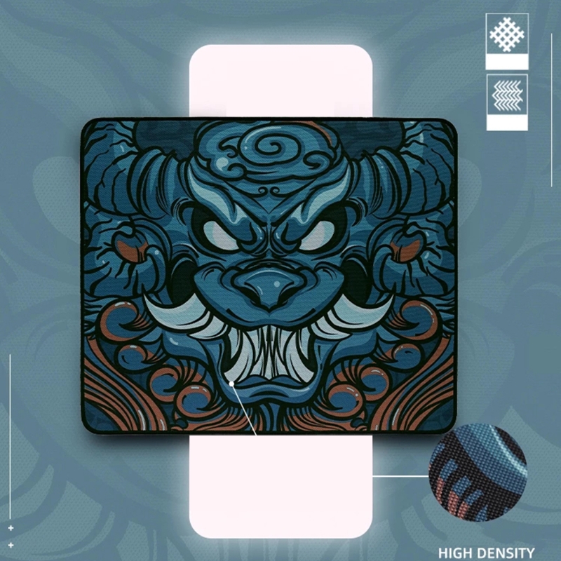 Esports tiger mouse pad, antiderrapante, resistente ao