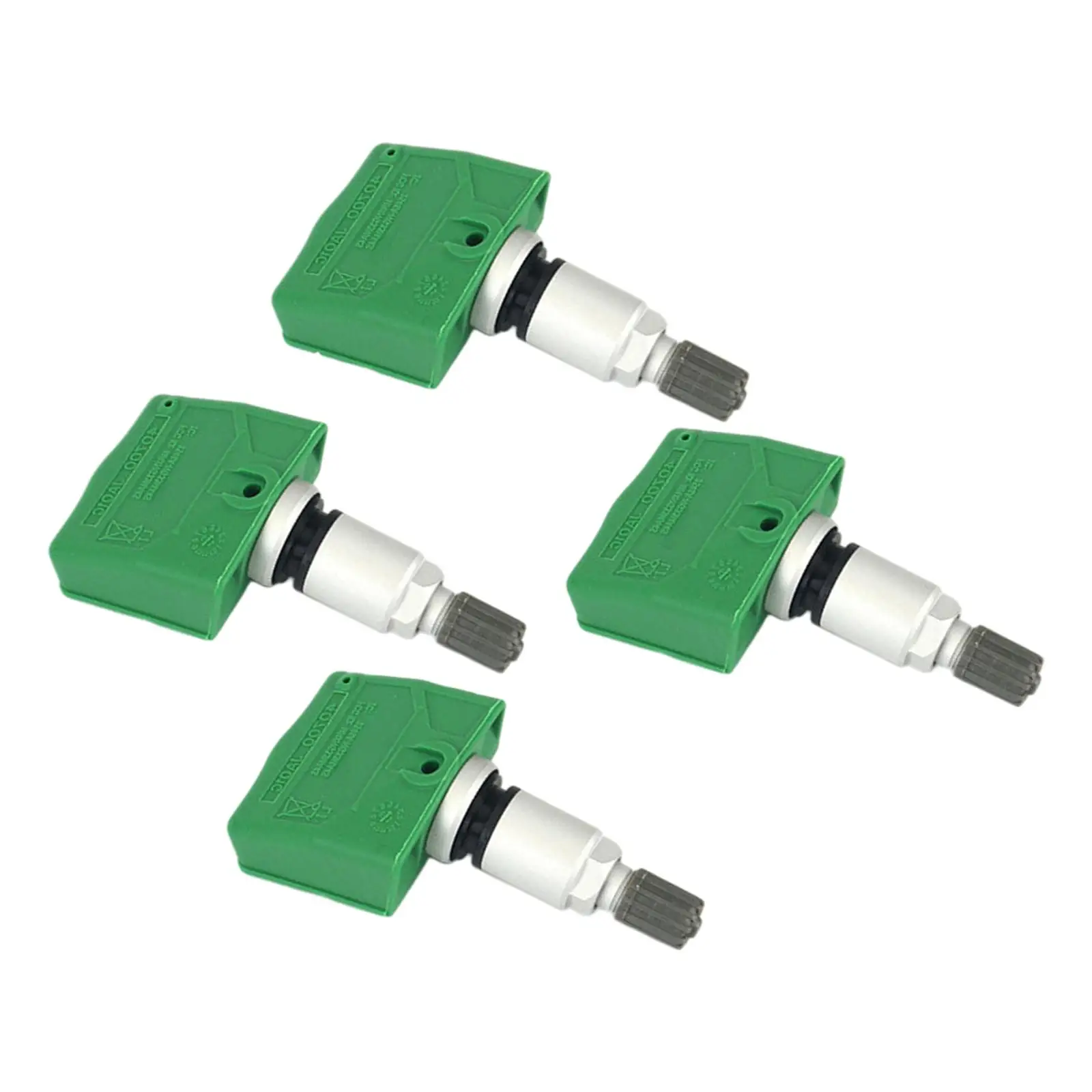 Set of 4 Tire Pressure Monitoring Sensors Vehicle Parts Green TPMS Sensors Fit for Nissan Gt-R 08-2010 40700-Ja01C 40700JA01C