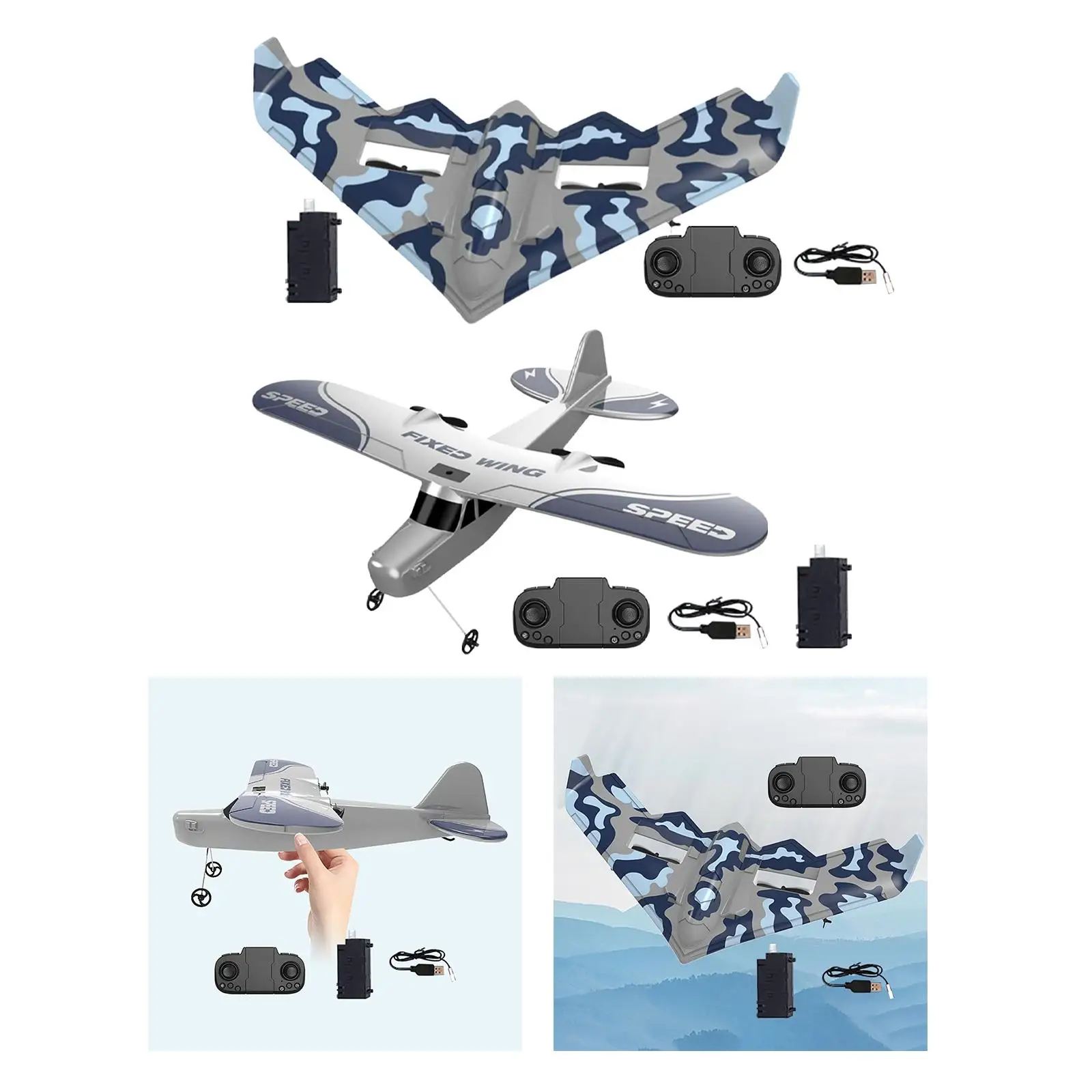 Remote Control Airplane Toys RC Airplane Glider Model for Children High