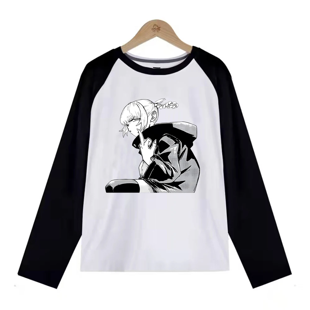 Japanese Anime Senpai Nazuna Nanak T-shirt 100% Cotton Patchwork Tee-shirt Call of the Night Yofukashi no Uta Hentai Tshirt Girl
