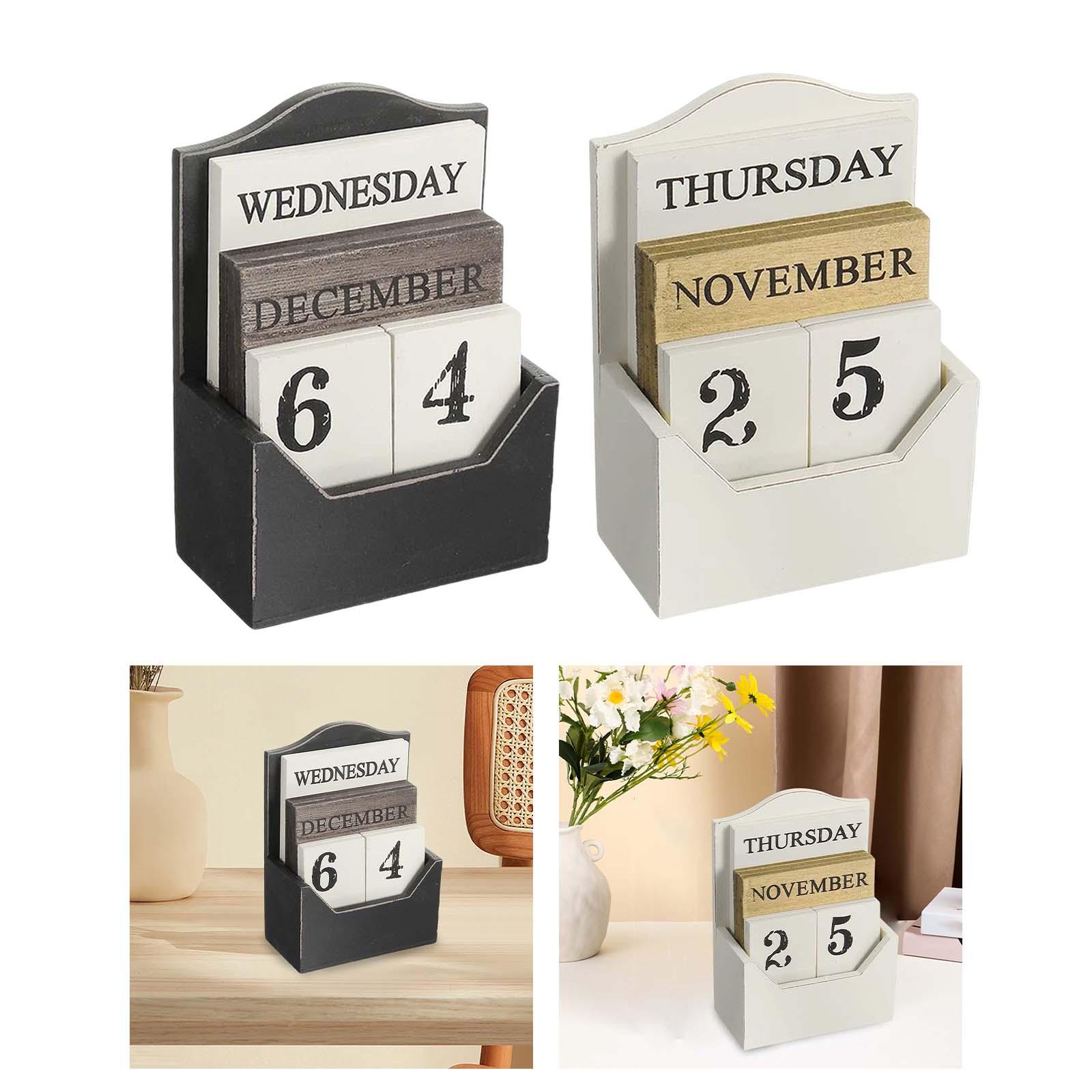 Reusable Perpetual Calendar Date Week Month Display Creative for Birthday Festival