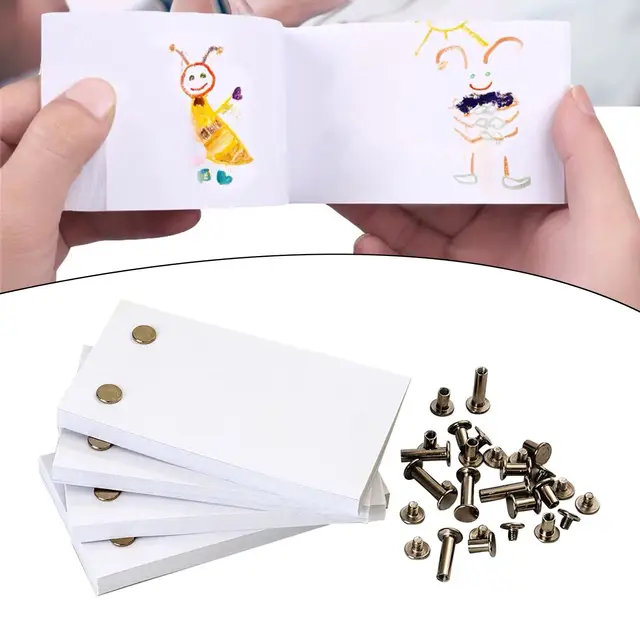 Drawing Paper Binding Notepad Screw Convenient Blankpaper Cartoon Sketch  Paper Flip Book Animation Paper for Drawing and Tracing - AliExpress