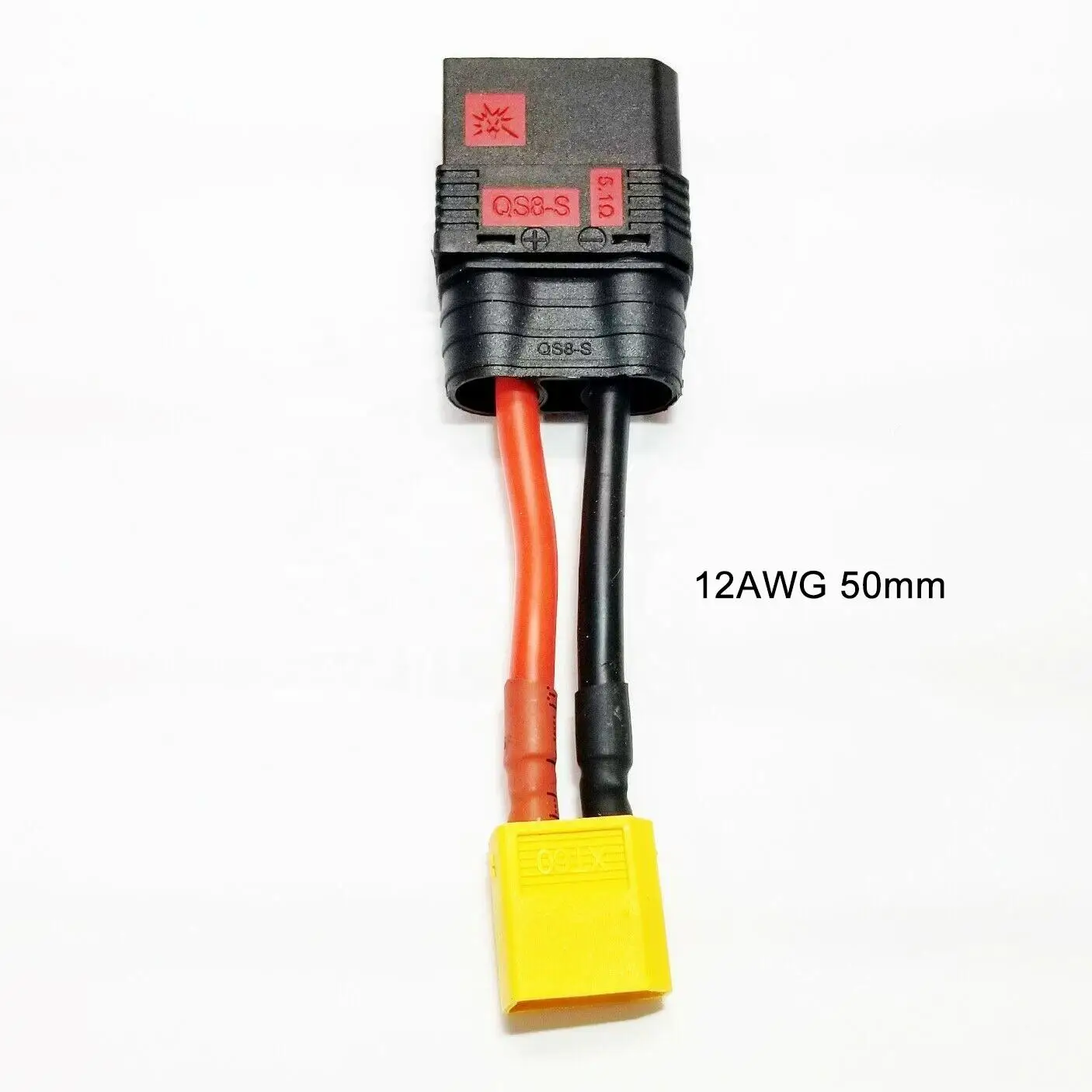 2 Pair High Power Anti Flash EC8S QS8S QS8 EC8 Gold Connector Plug Socket 180A 8mm 