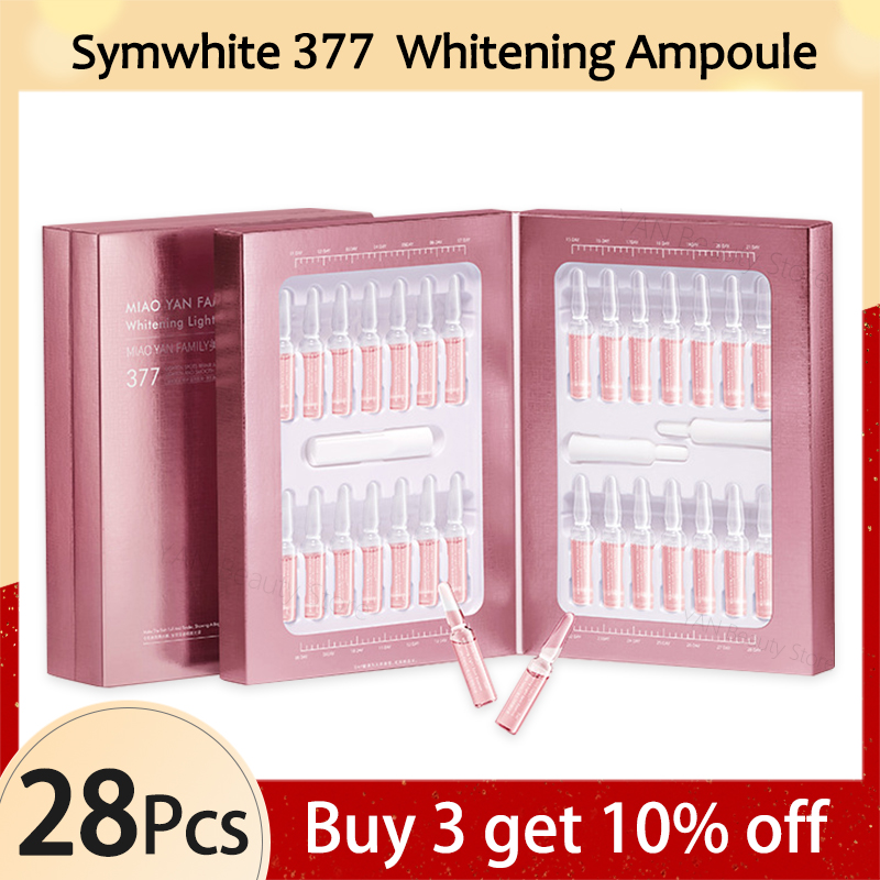 Best of 28pcs / set Symwhite 377 Whitening Ampoule, Vitamin C Light Spot Serum, Niacinamide Brightening Essence Korean Skincare Products Reviews & Tips