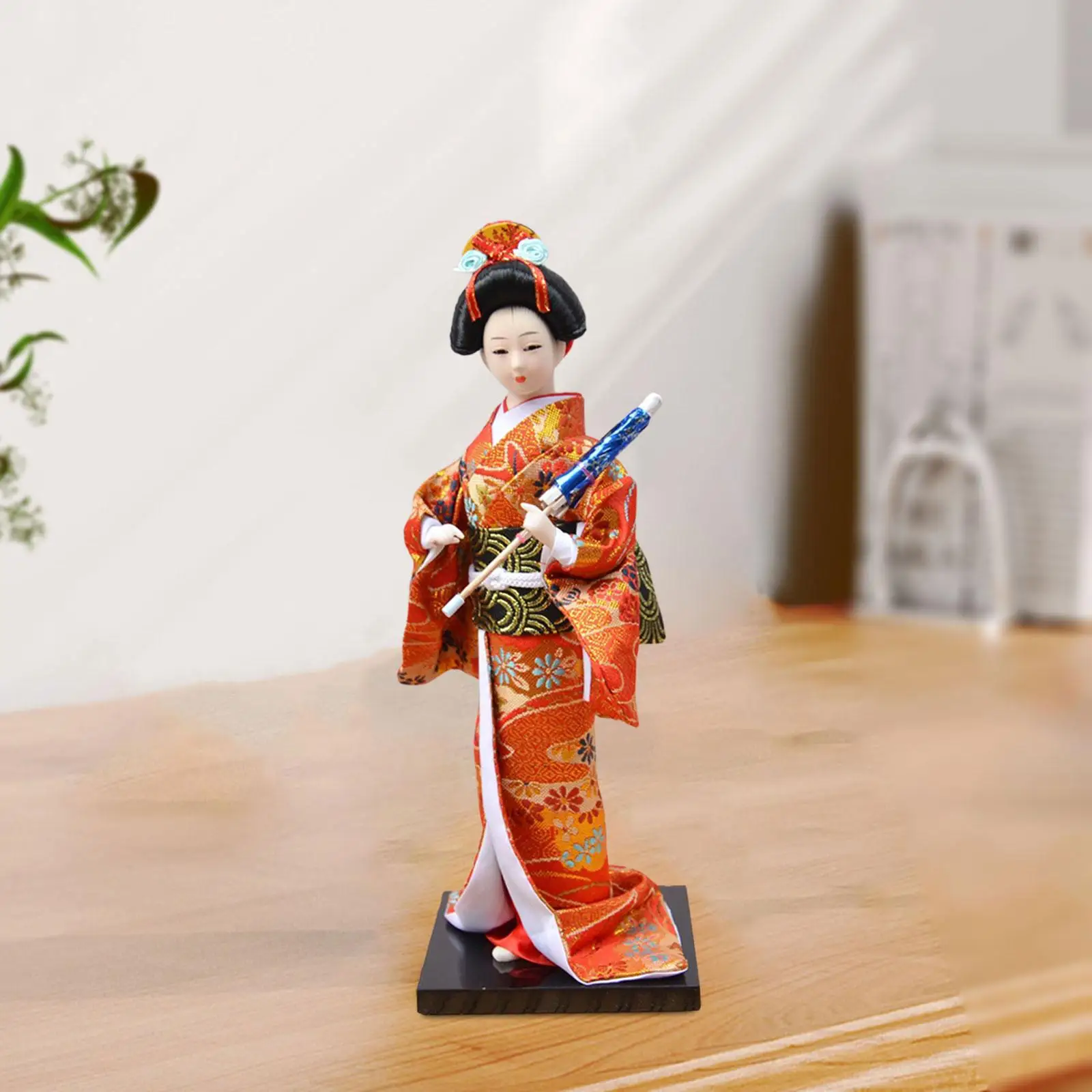 Ethnic Japanese Geisha Dolls Traditional Miniature Handmade Collectible Figurine
