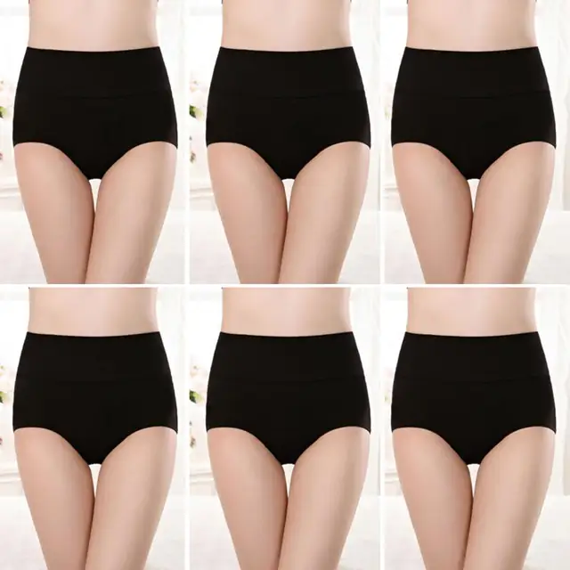 BZEL 10PCS/Set Women's Panties Cotton Breathable Underwear Simple Striped  Girls Briefs Soft Cozy Lingerie Comfortable