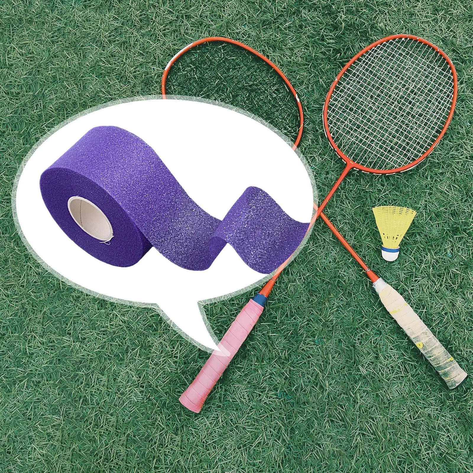 Tennis Racket Grip Tape Tennis Overgrips Non Slip Badminton Racket Grip Film Badminton Grip Cushion Wrap Racquet Handle Wrap