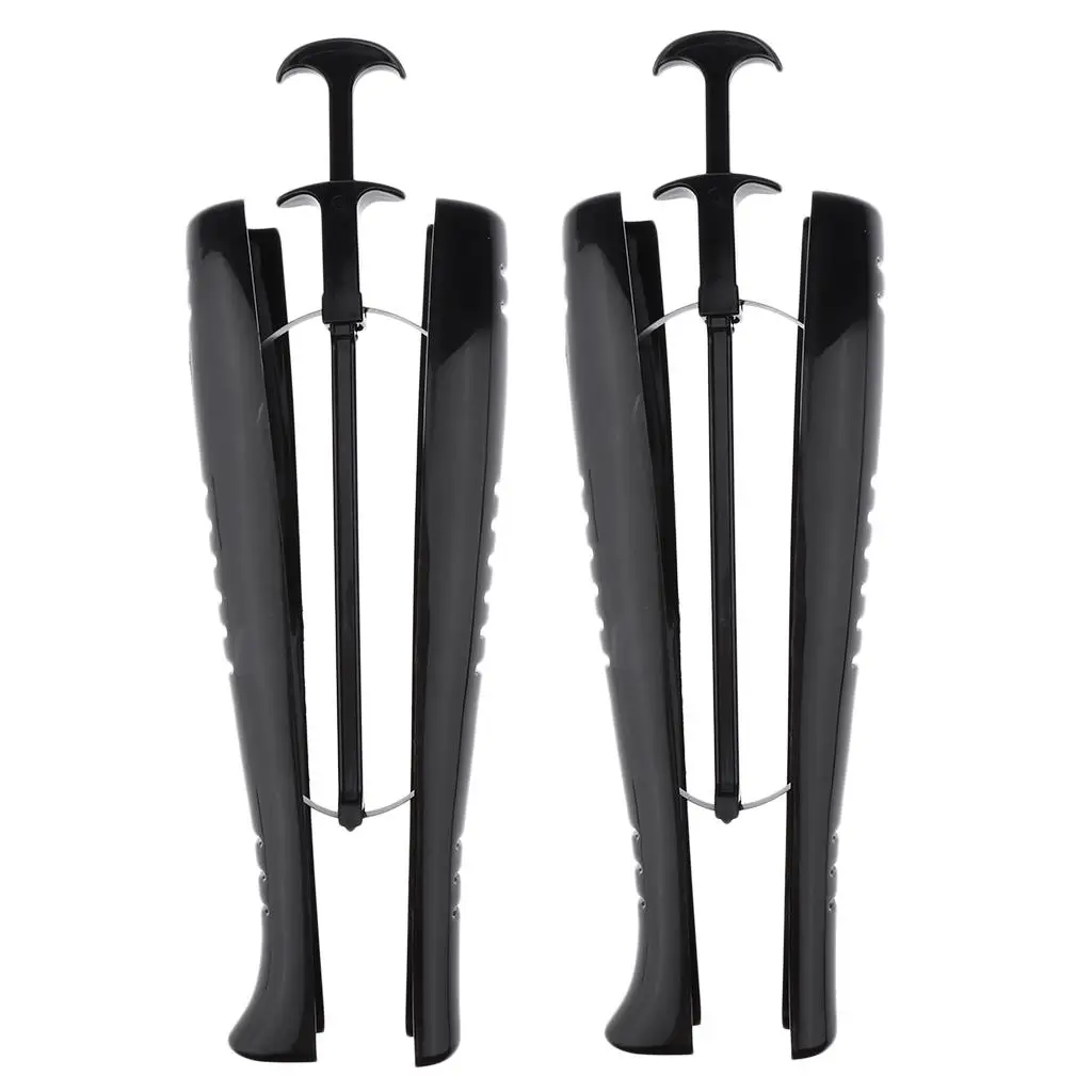 Women Plastic Boot Tree Shaper Stretcher, Boot Support Stand Holder 16 Inch-2 Pairs