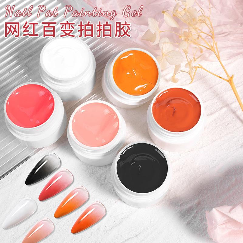 Best of New Ombre Gel Mud Gel No Flowing Full Coverage Creamy Painting Thick Texture UV LED Nail Polish Color Pigmented Paint Nail Gel # Reviews & Tips - Image 2