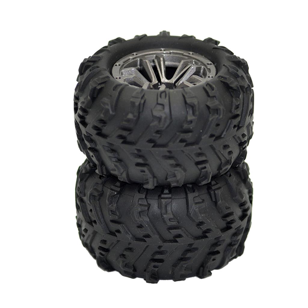 Set/2pcs Wheel Tires for 1:20 9145 Four-wheel  Truck Part