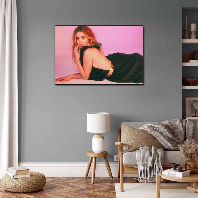 Ana De Armas Poster Movie Star Canvas Art Prints Wall Picture For Living  Girl Room Home Decor Fan Collection Gifts