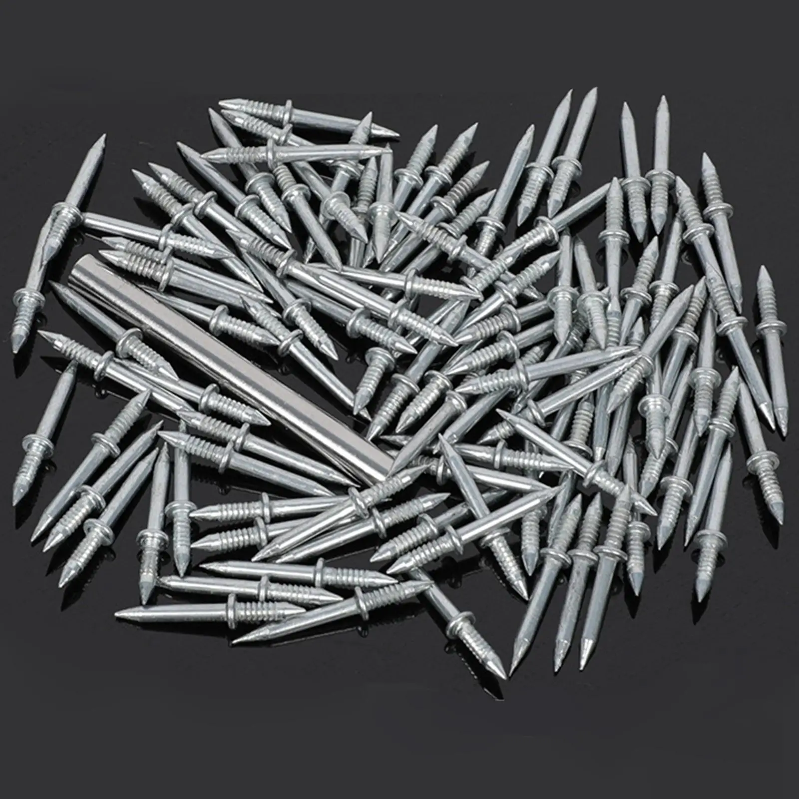 300x Double Headed Nails Headboards DIY Craft Improvement Joinery Nails