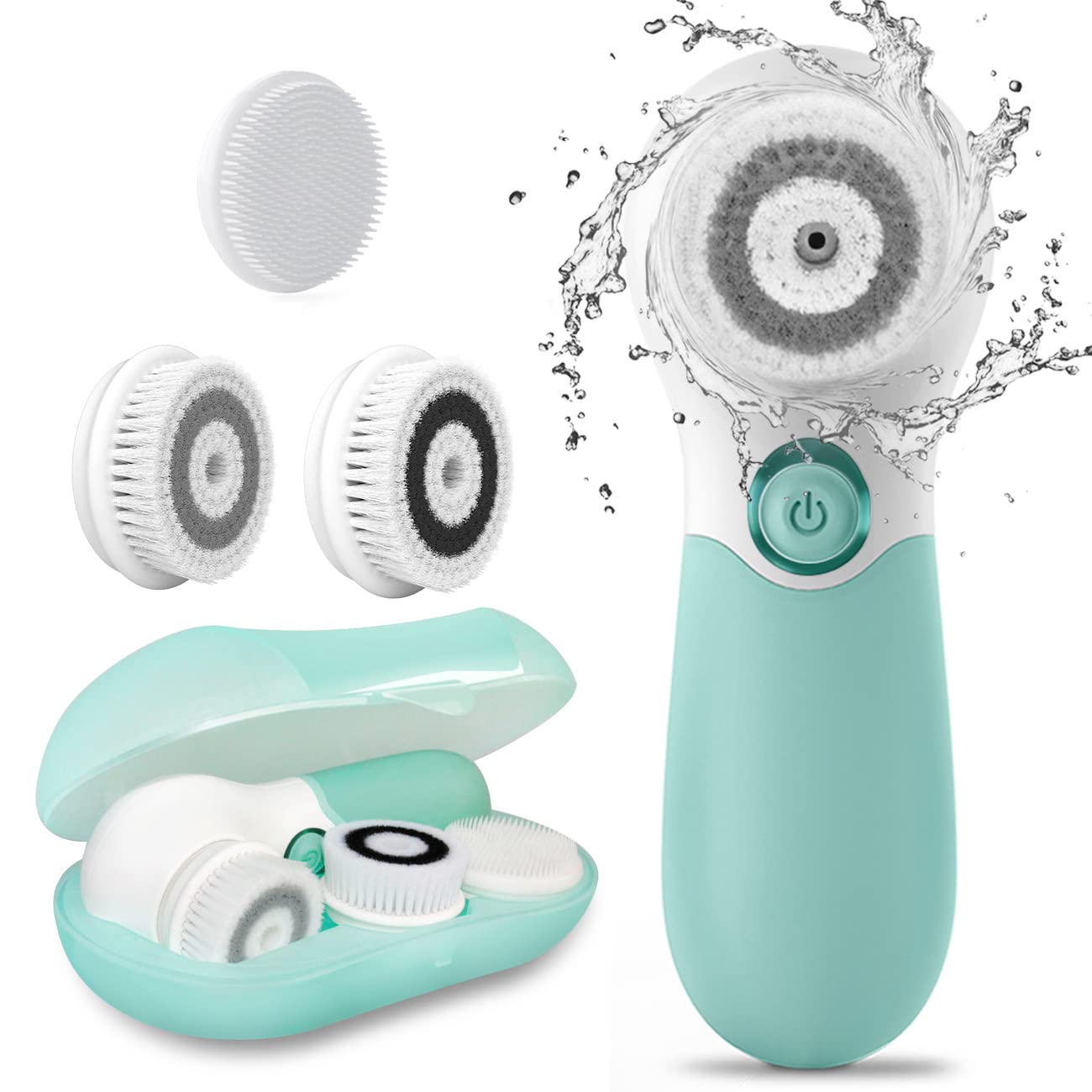 Best of Facial Cleansing Brush Electric Facial Exfoliating Massage Brush With 3 Cleanser Heads And 2 Speeds Adjustable For Deep Cleaning Reviews & Tips