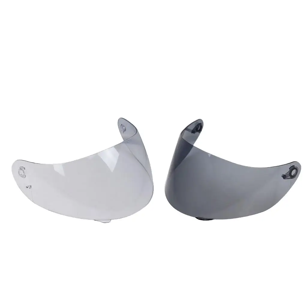 MagiDeal 2-Set Full Face Motorcycle Helmet Visor for K3SV K5 Tawny