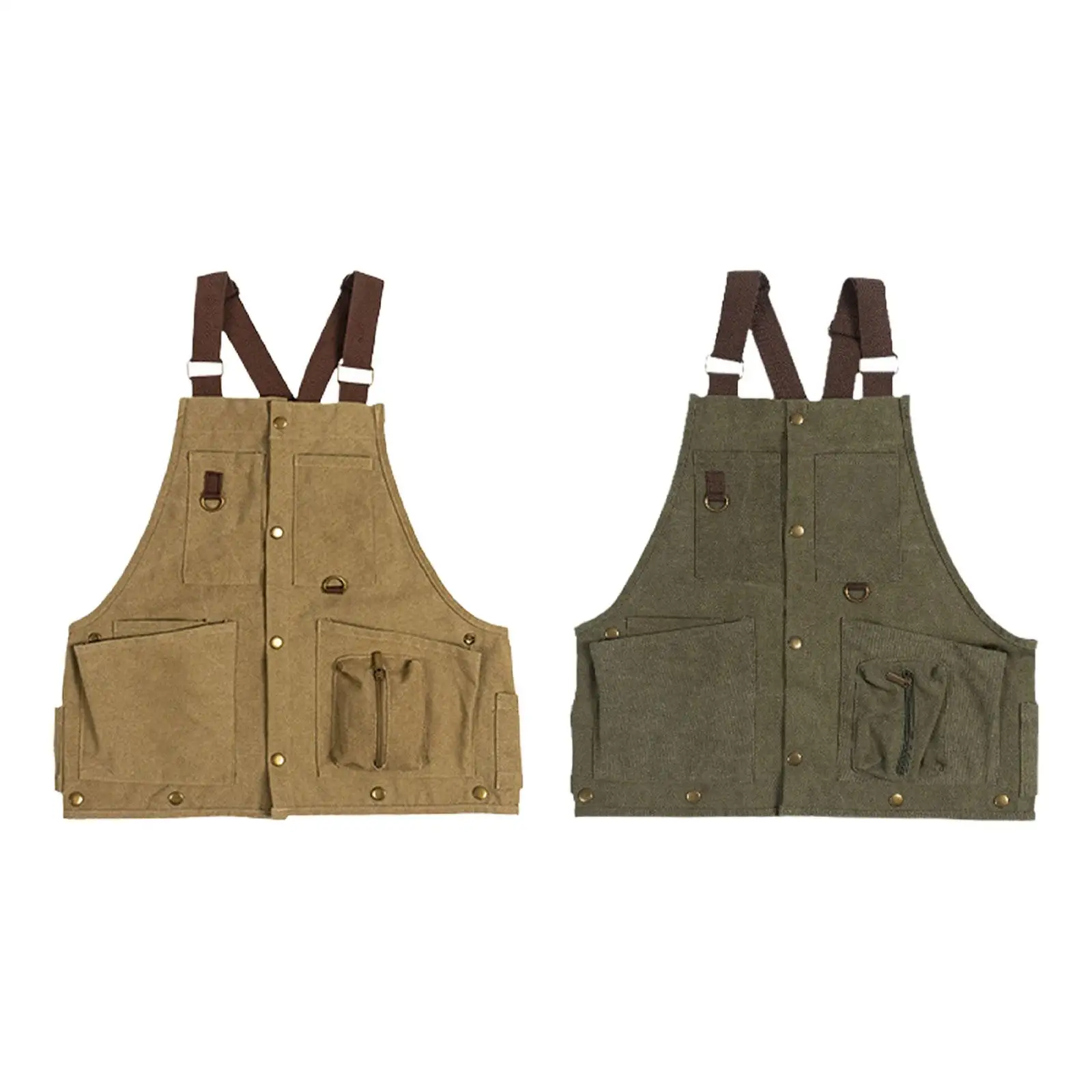 Barbecue Apron Casual Outdoor Camping Vest for Adult Photography Backpacking