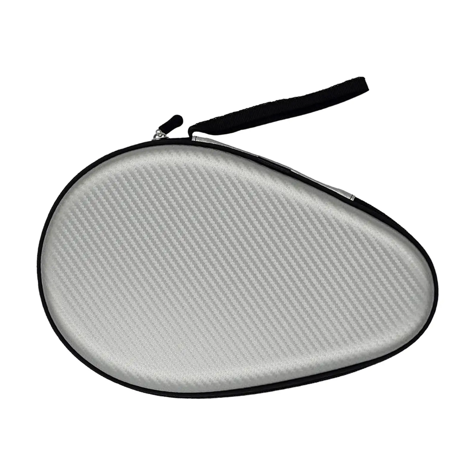 Table Tennis Racket Bag EVA Storage Case Waterproof with Zipper for Indoor