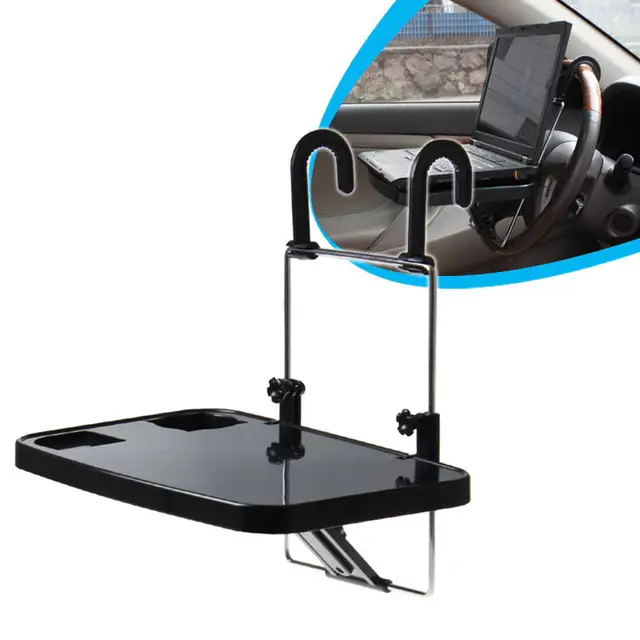 Silence Shopping Multi-Functional Car Vehicle Seat Portable Foldable Car  Seat Back Pc Mount Tray Black Table Laptop Notebook Desk Table Car Dining