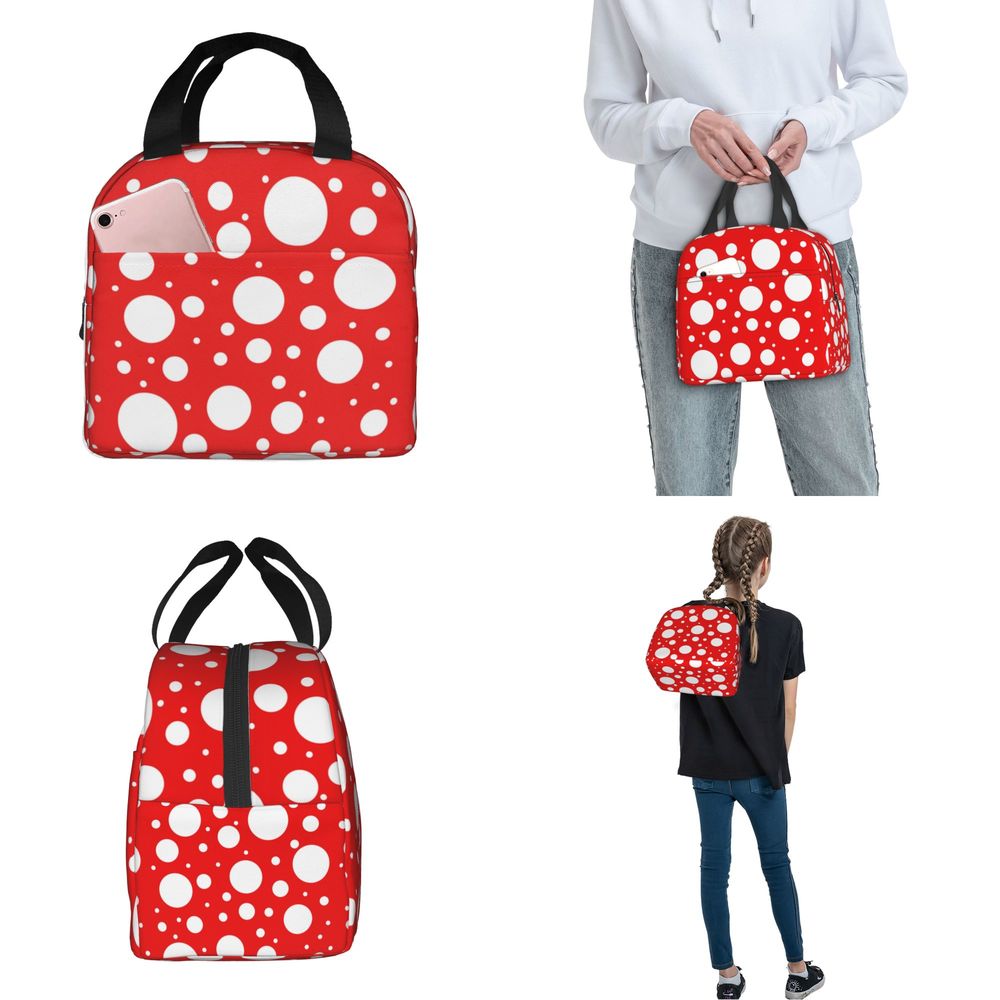 Yayoi Kusama Inspirado Dots Lunch Bag, Artista