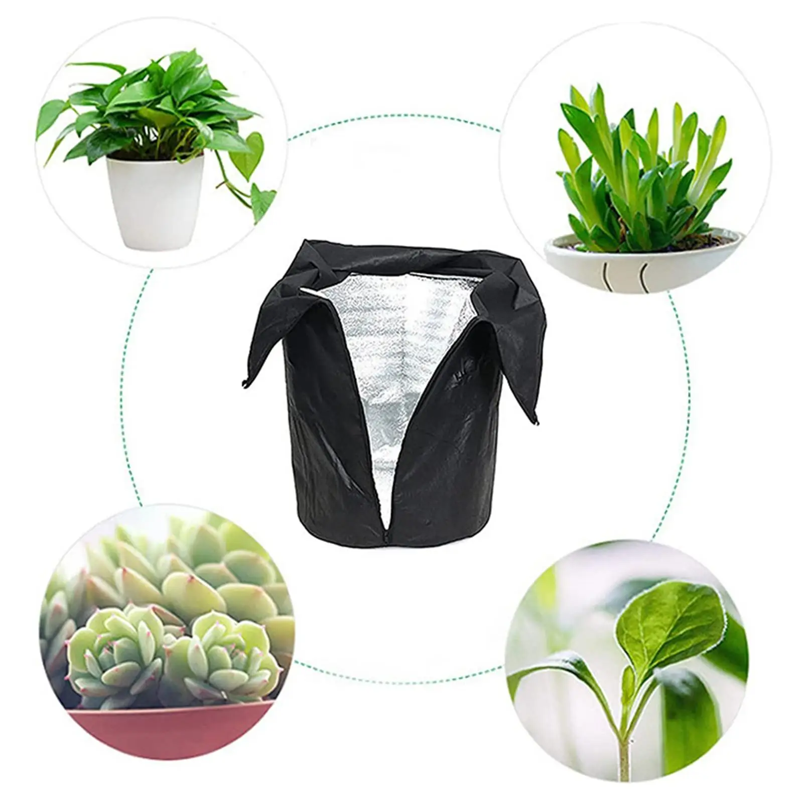 Planter Freeze Cover Protection Frost Protection Breathable for Backyard