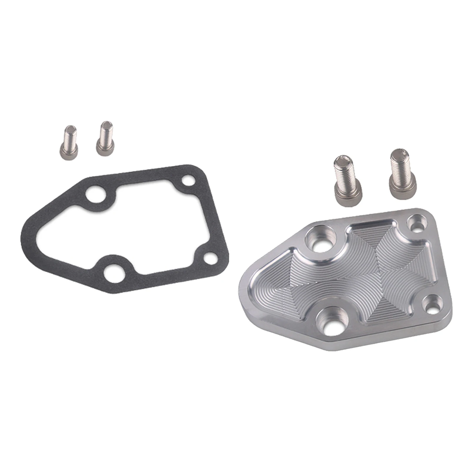 Professional Fuel Pump Plate Kit for  283 327 350 400, Stainless Compact and Lightweight