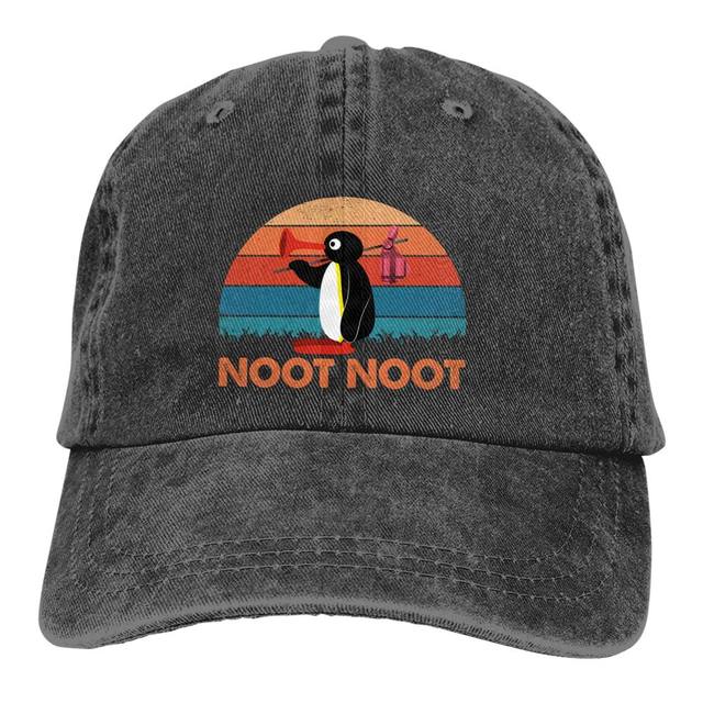 Retro Vintage Animal Cute Baseball Caps Peaked Cap Noot Pingu Pinga Penguin TV Sun Shade Hats for Men AliExpress