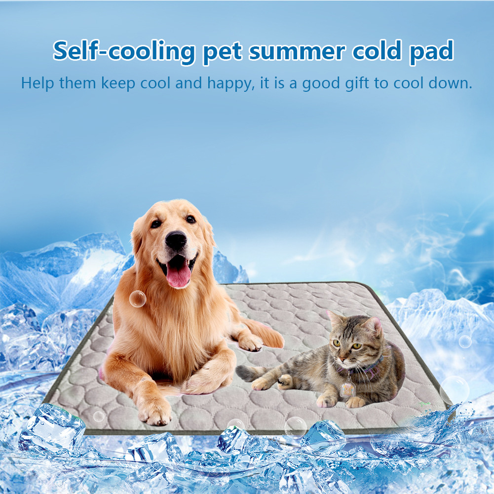 Title 3, Summer Pet Cat and Dog Cool Pad Ice Cold Feelin...