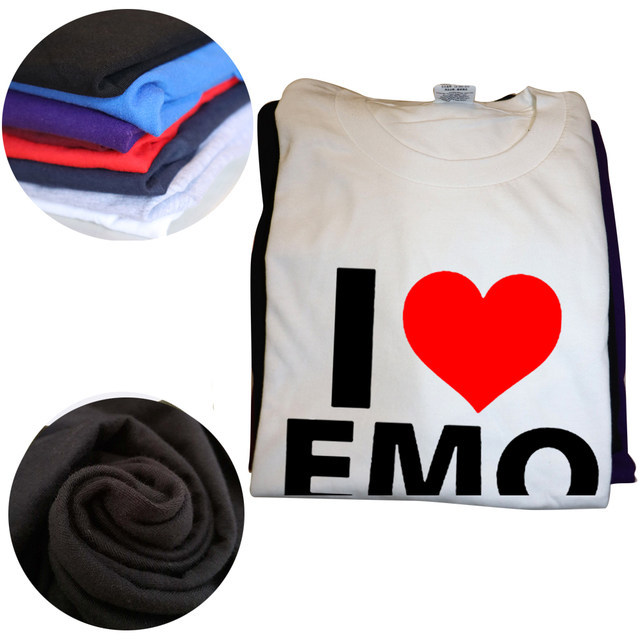 Funny I Love Emo Girls T Shirts Summer Style Graphic Cotton Streetwear  Short Sleeve Birthday Gifts T-shirt Mens Clothing