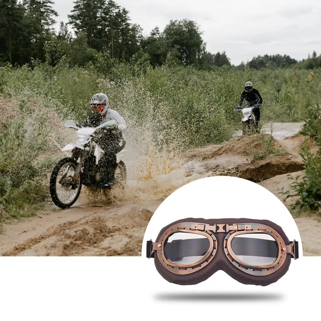 Punk Glasses Motorcycles Flying Eyewear for Motocross Cruiser Snow Sports