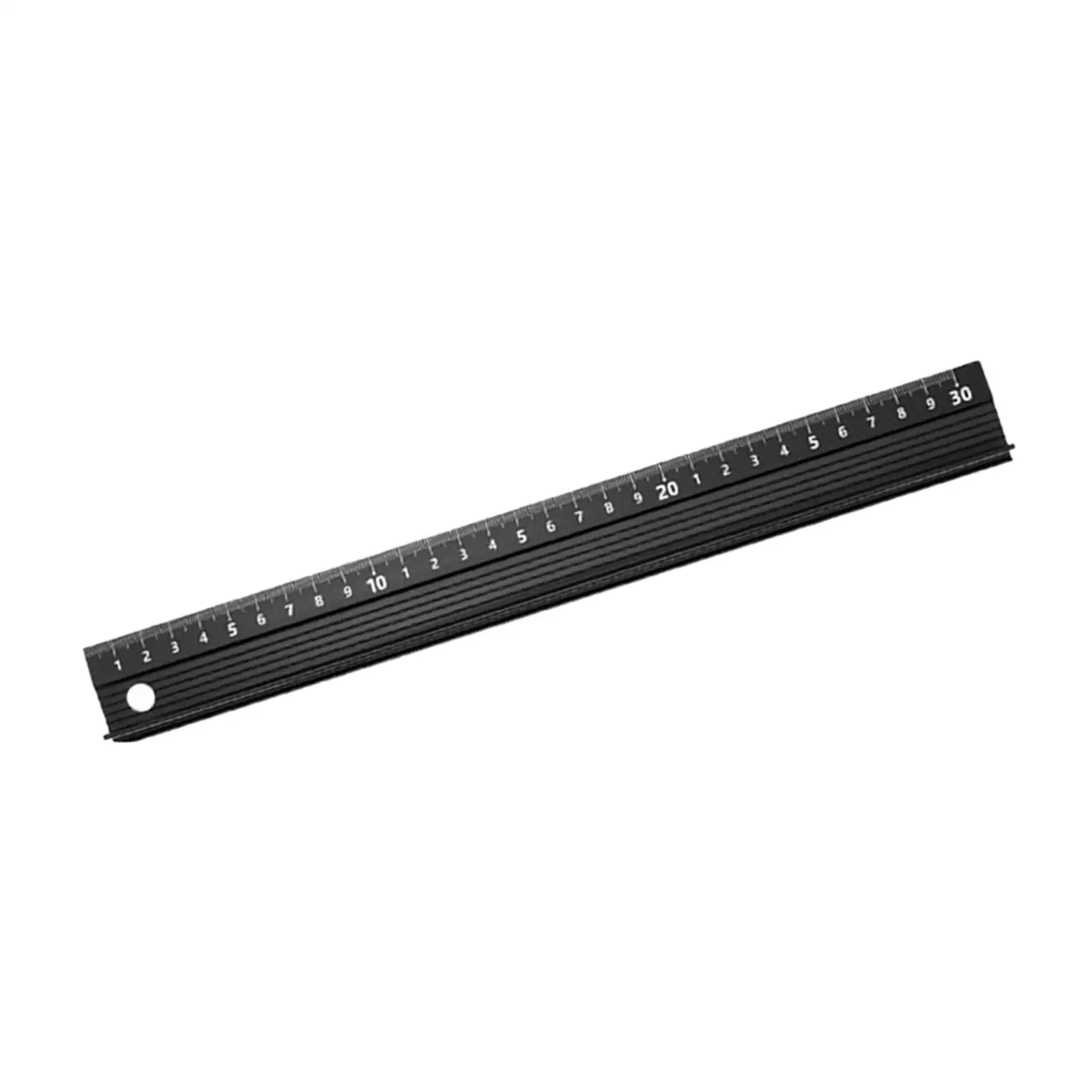 Cutting Ruler Handmade Metal Aluminum Alloy Leather Templates Leather Ruler Craft Safety Ruler Cutting Auxiliary Ruler
