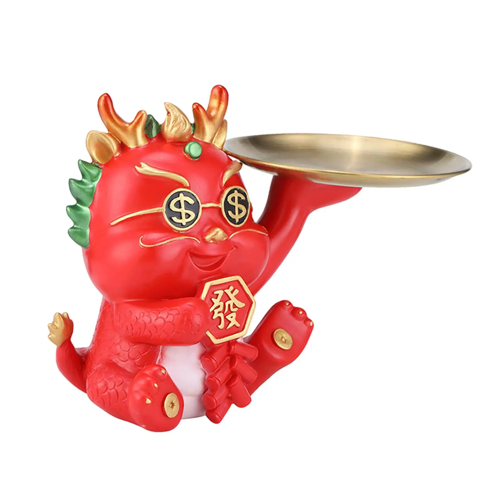 Dragon Statue Multifunctional Creative Piggy Bank for Office Entrance Home