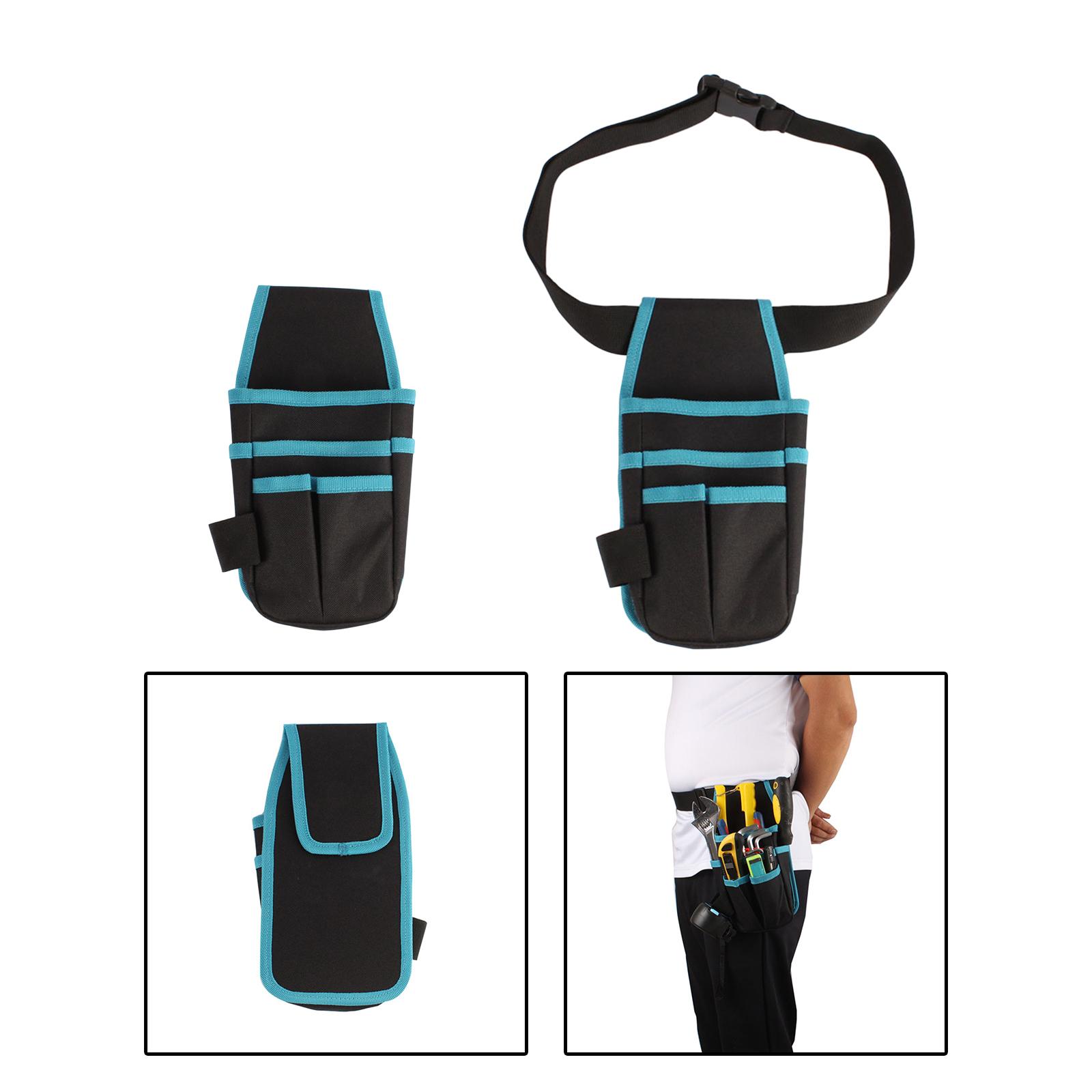 Waist Belt Tool Storage Pouch Organizer Waterproof Multi Purpose Portable for Electrician Carpenters Tool Belt Camping Gear