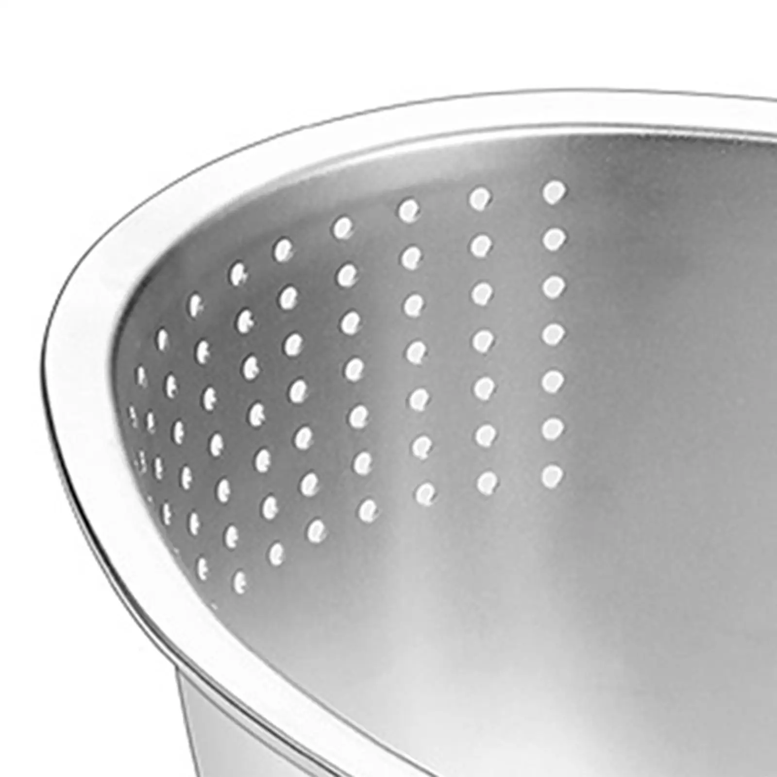 Slanted Rice Strainer Washing Bowl Cleaning Gadget 304 Stainless Steel Durable