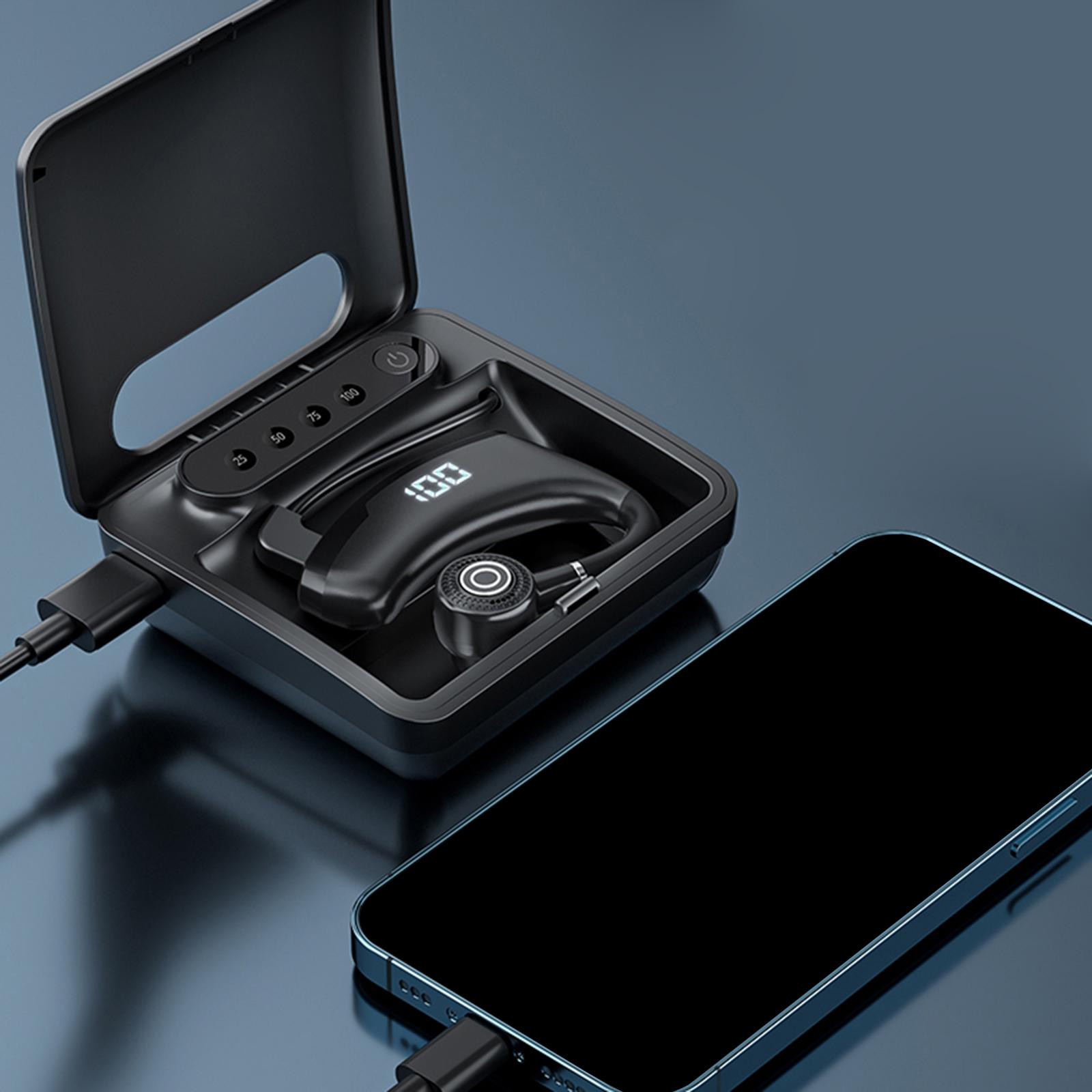 Bluetooth Headset Single Sweatproof Fits Left/Right In-Ear for Sport Fitness
