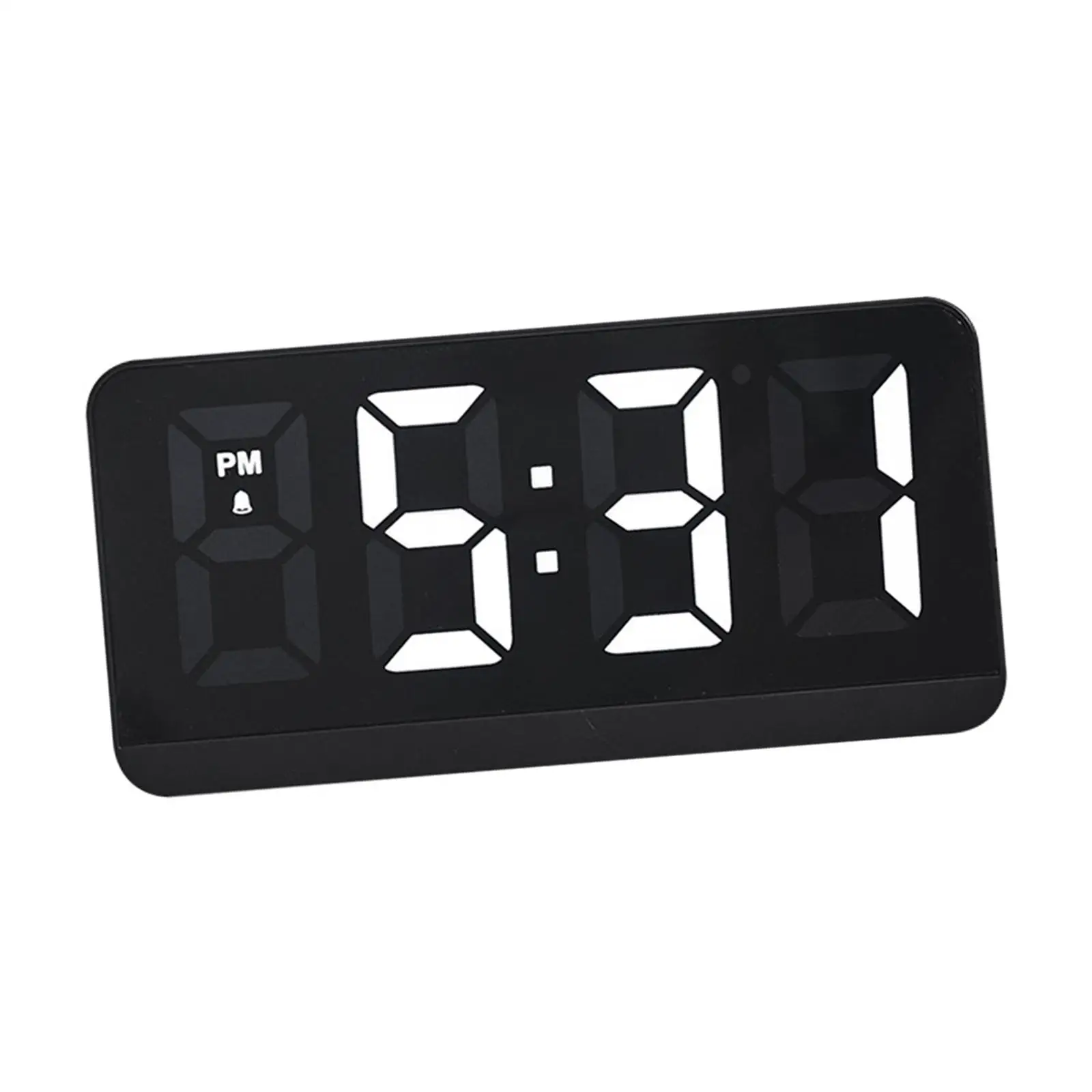 Desk Digital Clock Dimmer with Date Temperature Snooze LED Desktop Alarm Clock for Classroom Living Room Teens Bedroom Beside