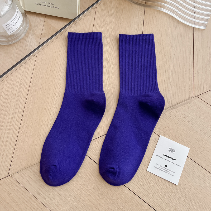 Title 30, 33 Colors Korean Sports Socks Women Soft Cotton...