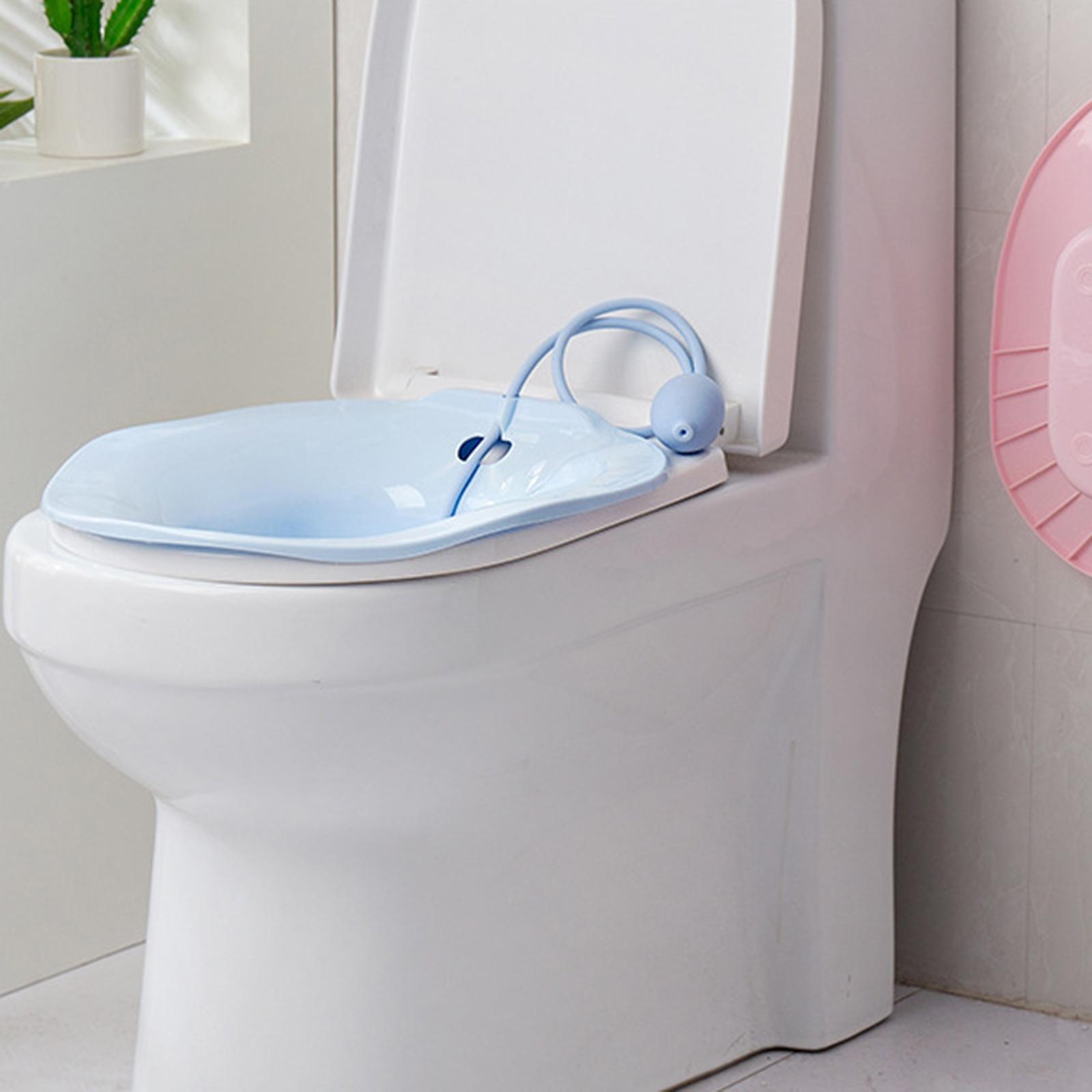 Foldable Sitz Bath Toilet Seat Care Basin for Perineal Soaking Soothes Cleanse Vagina Anal Pregnant Women Patients Home Use
