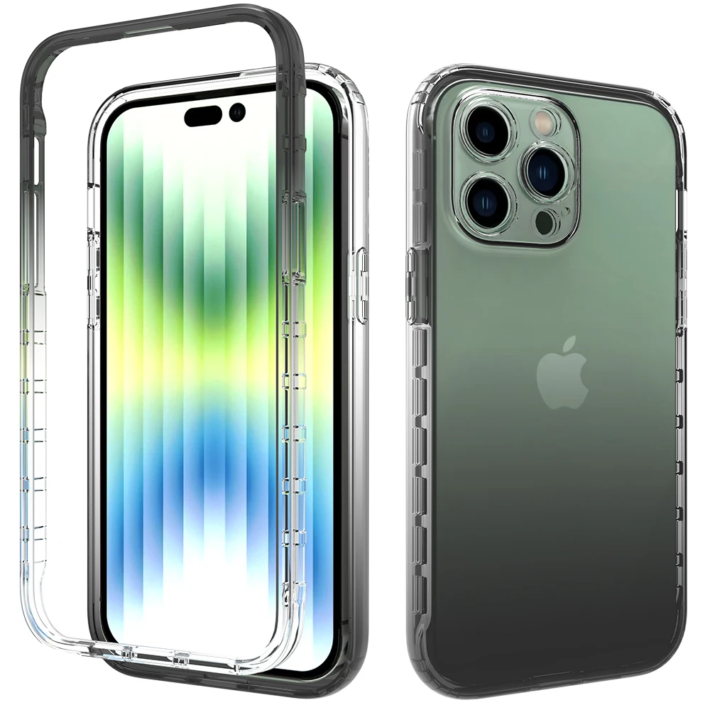 Body Case for Apple iPhone 14 Pro Max iPhone 13 Pro Max Mini Rugged Shockproof Clear Bumper Cover- S0bbc4d8076824297813708d459851b65Q