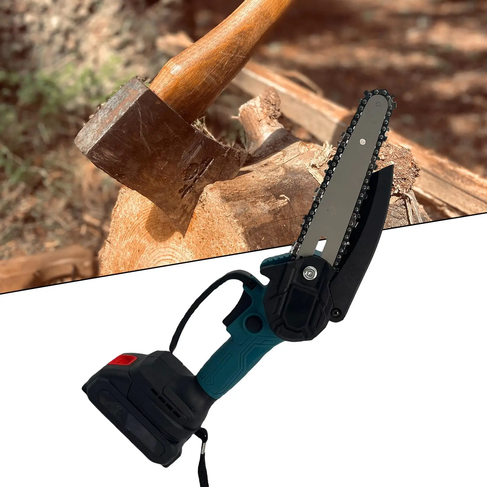 4 Inch 180W One-Handed Mini Pruning Saw Electric Chainsaws Removable For Woodworking Garden Trimming