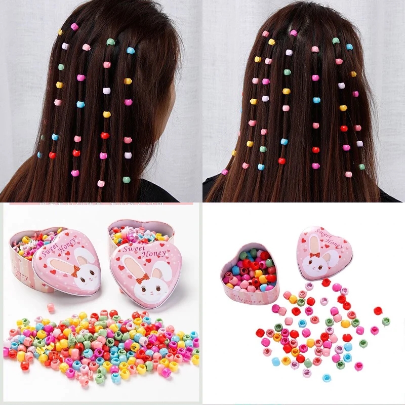 20-60 Stück süße Mini-Haars pangen Perlen bunte Süßigkeiten Form Haars chn allen dekorative Haarnadeln Kinder Haarschmuck neue Kopf bedeckung – Detail 1
