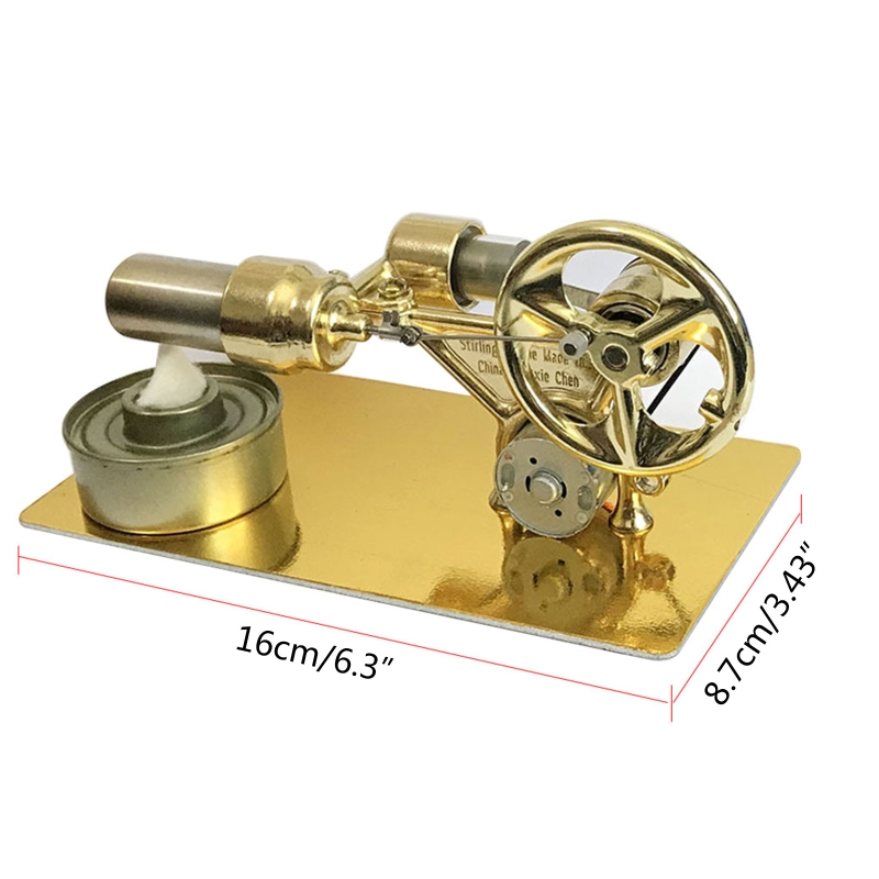 Modelo de motor Stirling de ar quente,