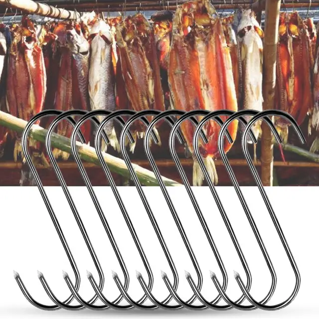 Butchers Meat Hooks, 10pcs Meat Hook, Hook Meat 10