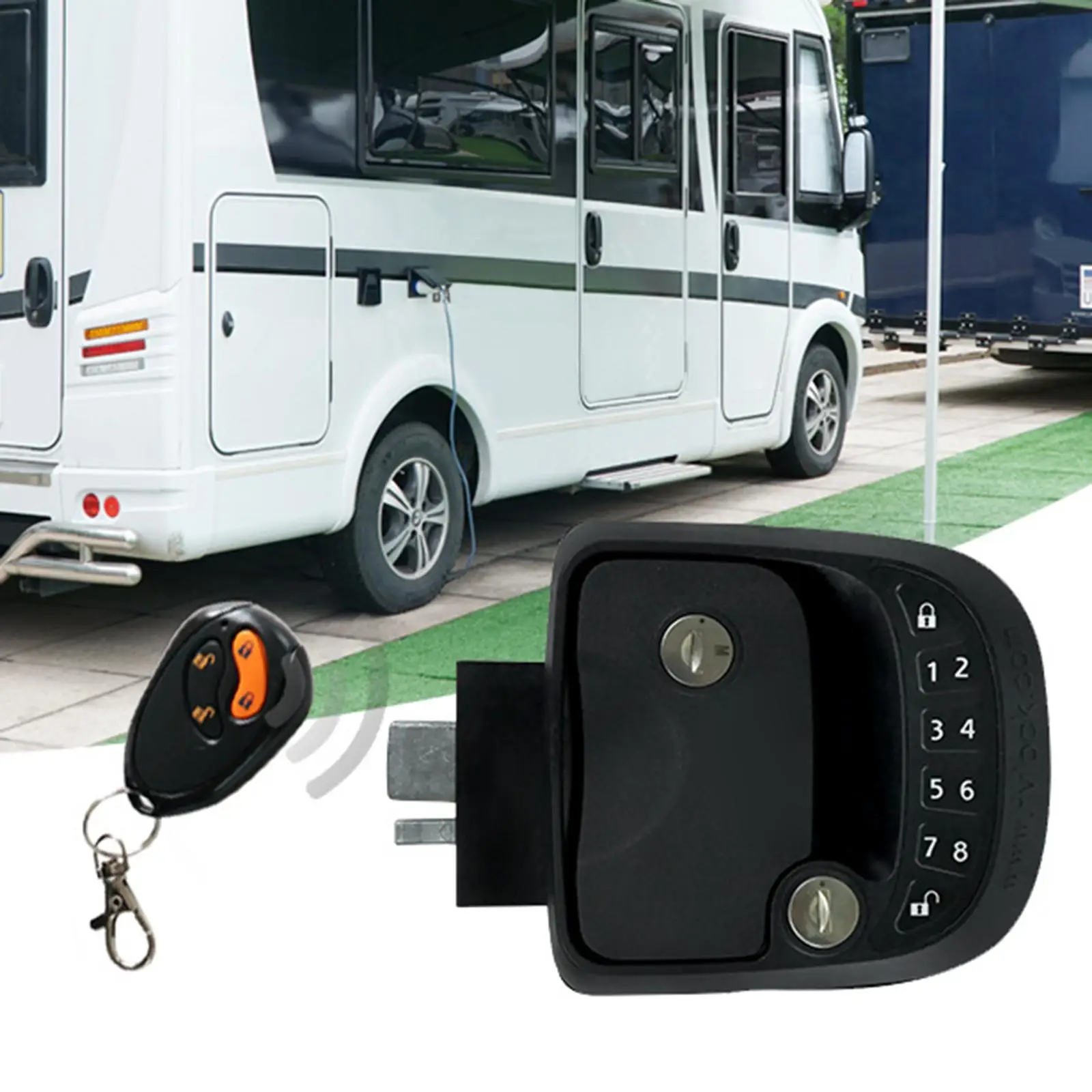 RV Door Locks for Travel Trailers Easy to Install for Door Durable