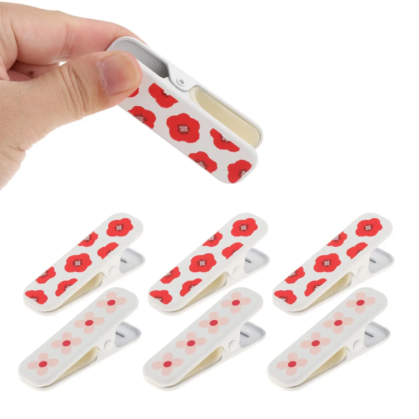 Set of 3 Kimono Dressing Clips , Covered with Silicone to Avoid Damage to Fabric