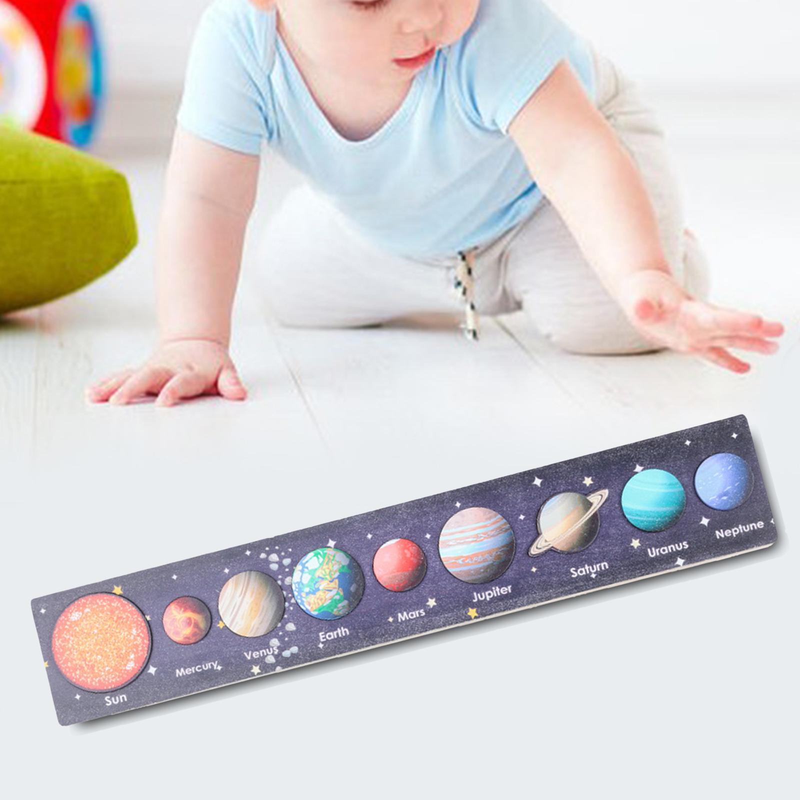 Solar System Montessori Puzzles Educational Toy Learning Bright Colors for Kids Toy