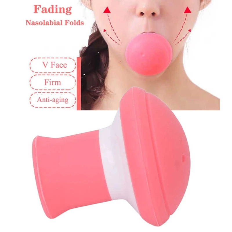 Best of 1pc Fast Thin Face Silica Gel Mouth Jaw Exerciser Slimming Face Lifting Tool Chin V-Shape Anti-wrinkle Removal Blow Breath Reviews & Tips - Image 3