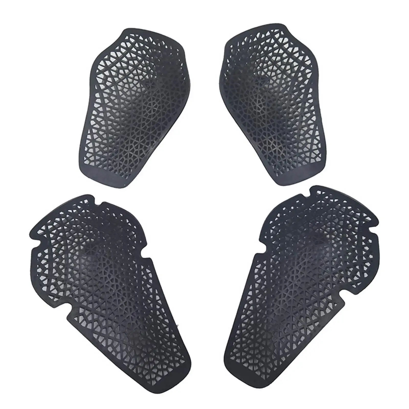 5Pcs Soft TPE Motorcycle Clothing Protective Armor Removable Jacket Inserts for Riding Skating Cycling Protection Inserts