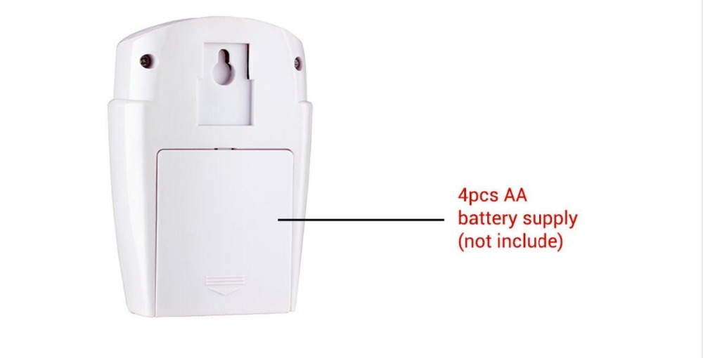 Nombre 6, Alarma móvil sin cables con Sensor, Detector de seguridad, sistema de alerta para interiores y exteriores, compatible con soporte para garaje