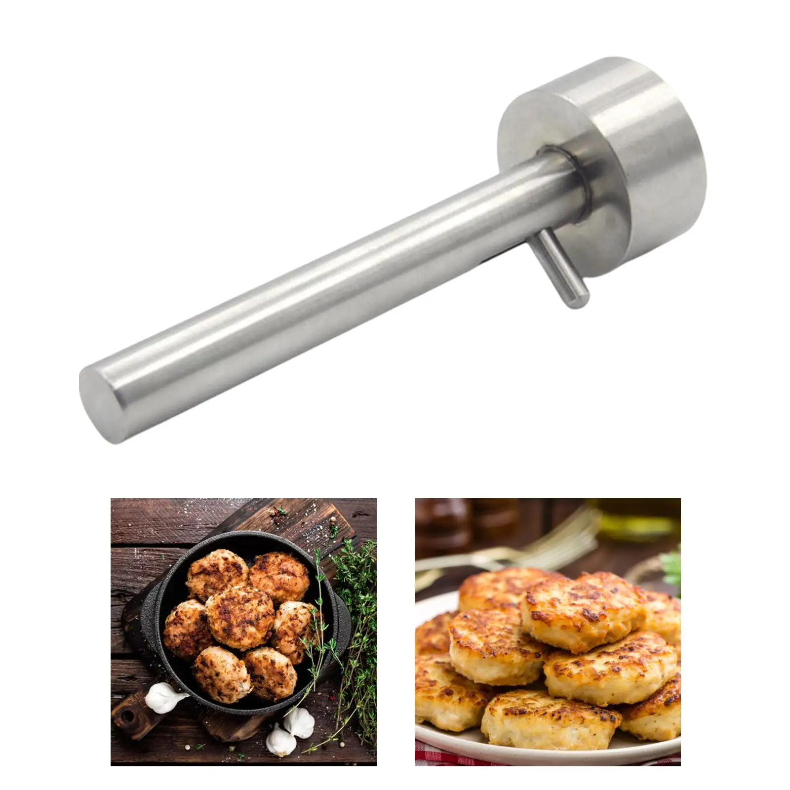 Handheld Meatball Making Tool Multifunctional Homemade Fast Filling Tool Detachable Manual for Household Restaurant Kitchen BBQ
