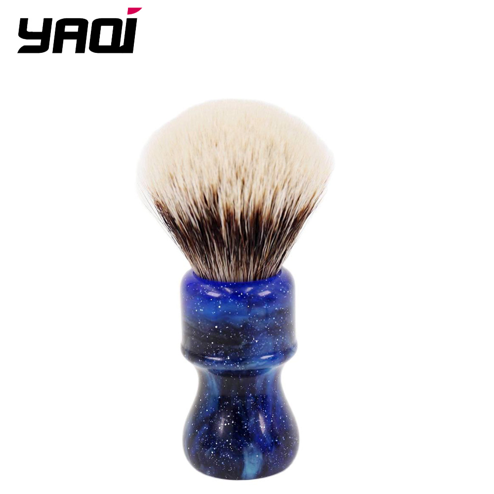 Best of YAQI 24MM Mysterious Space Color Handle Two Band Badger Hair Knot Men Shaving Brushes Reviews & Tips